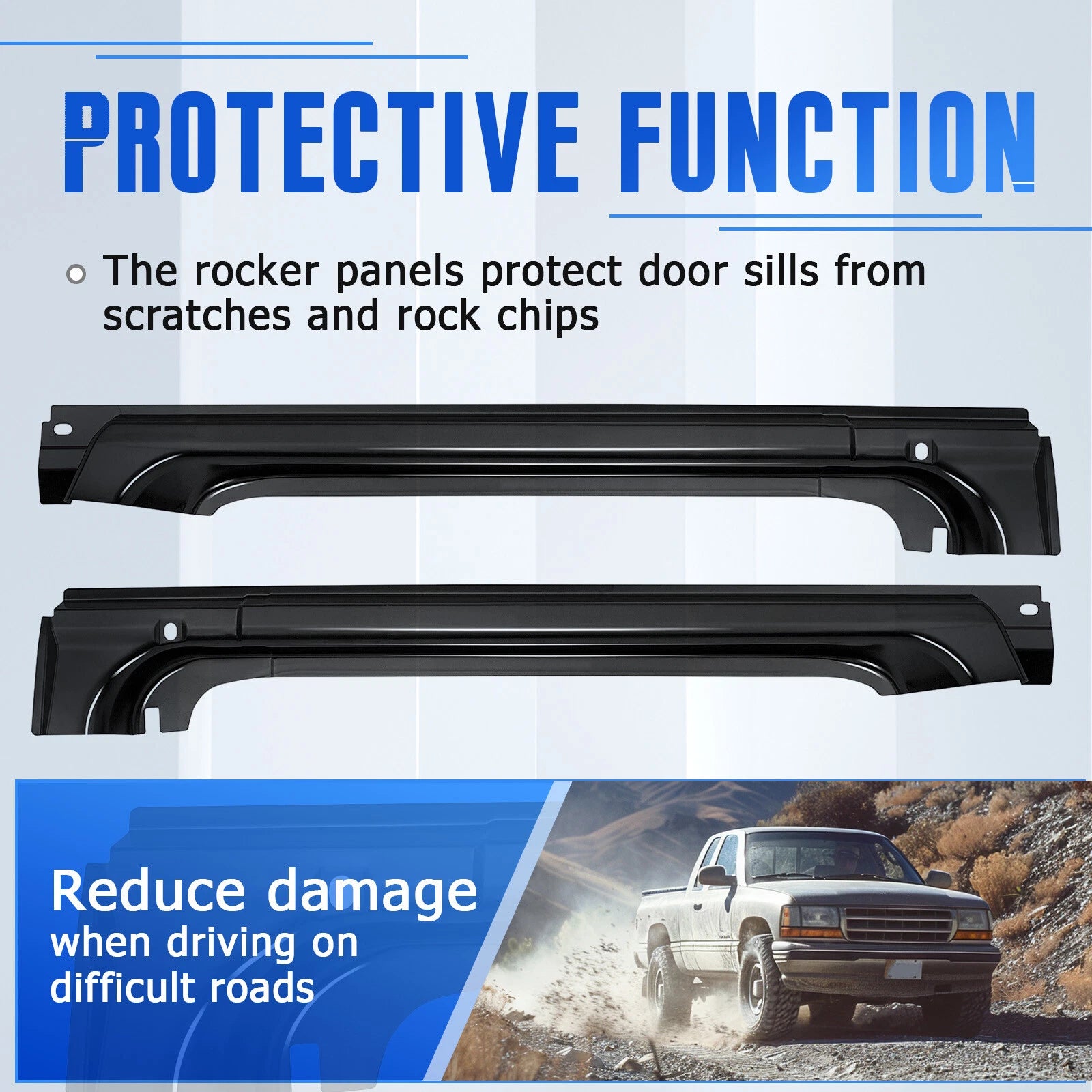 Rocker Panels for Dodge Dakota (1997–2004)