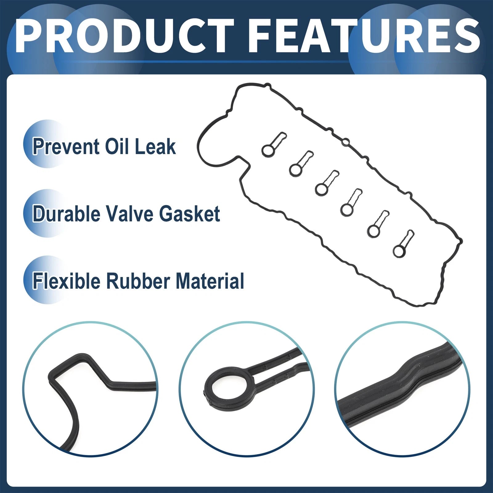Valve Cover Gasket No. 11127823943 for BMW 3 E90 325d (2010–2011)