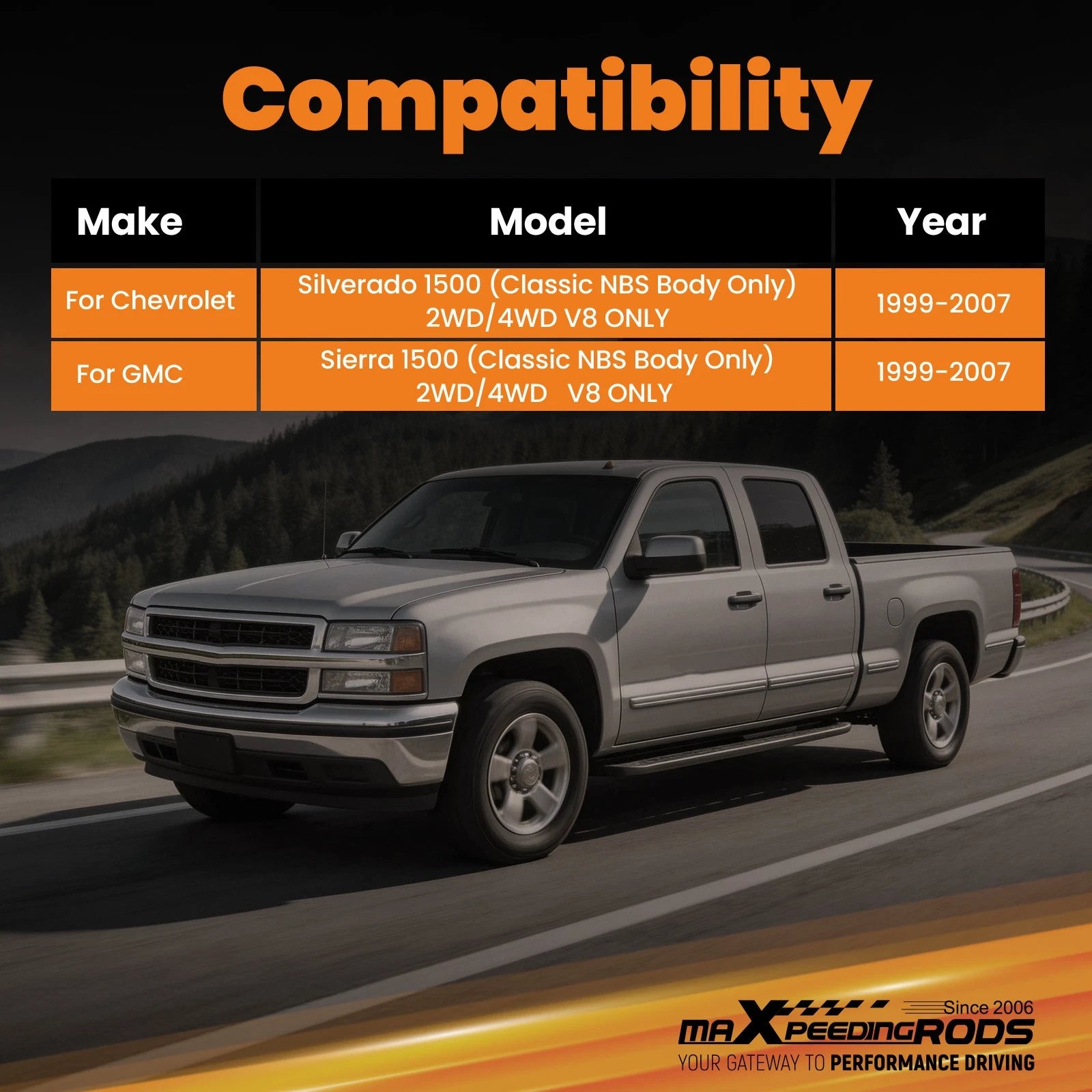 3" Drop Coil Spring for Chevy Silverado 1500 (1999-2006)