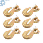 6X 5/16" Grade 70 Heavy Duty Forged Steel Clevis Slip Hook with Safety Latch
