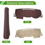 Dashboard Cover for Toyota Corolla (2000–2007) Dash Mat Carpet Brown