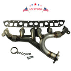 Stainless Steel Exhaust Manifold & Gasket Kit for Jeep Cherokee Wrangler (1997–2006)