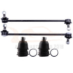 Set of 4 Front Sway Bar Links & Lower Ball Joints for Kia Sorento (2011–2012)