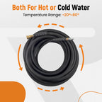 100ft 3/8in High-Pressure Washer Hose 6000psi Non-Marking