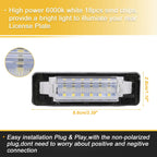 LED License Plate Light Assembly for Mercedes-Benz E-Class (1996-2002)