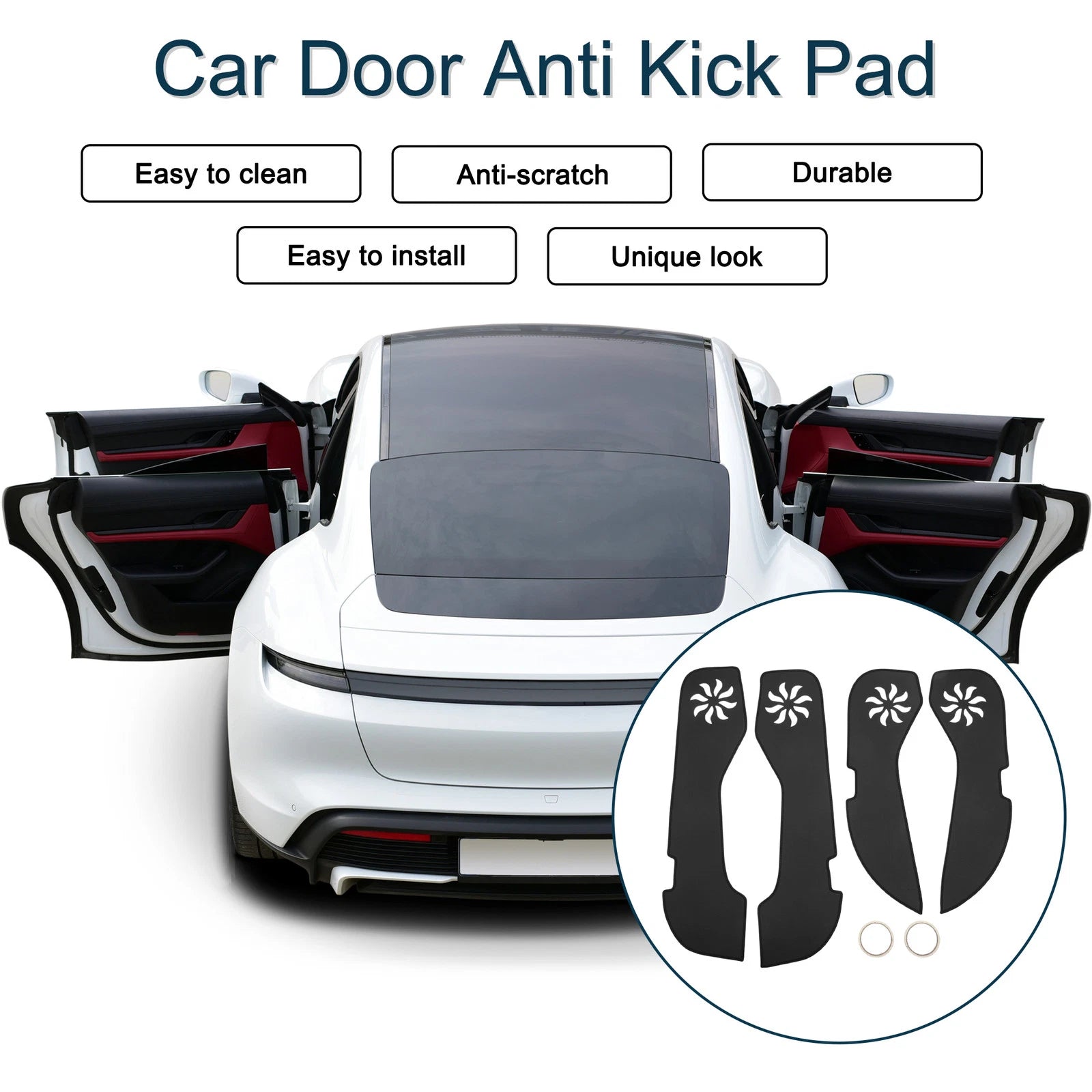 Set of 1 Car Door Anti Kick Pad Sticker Protector for Volkswagen Magotan (2017)