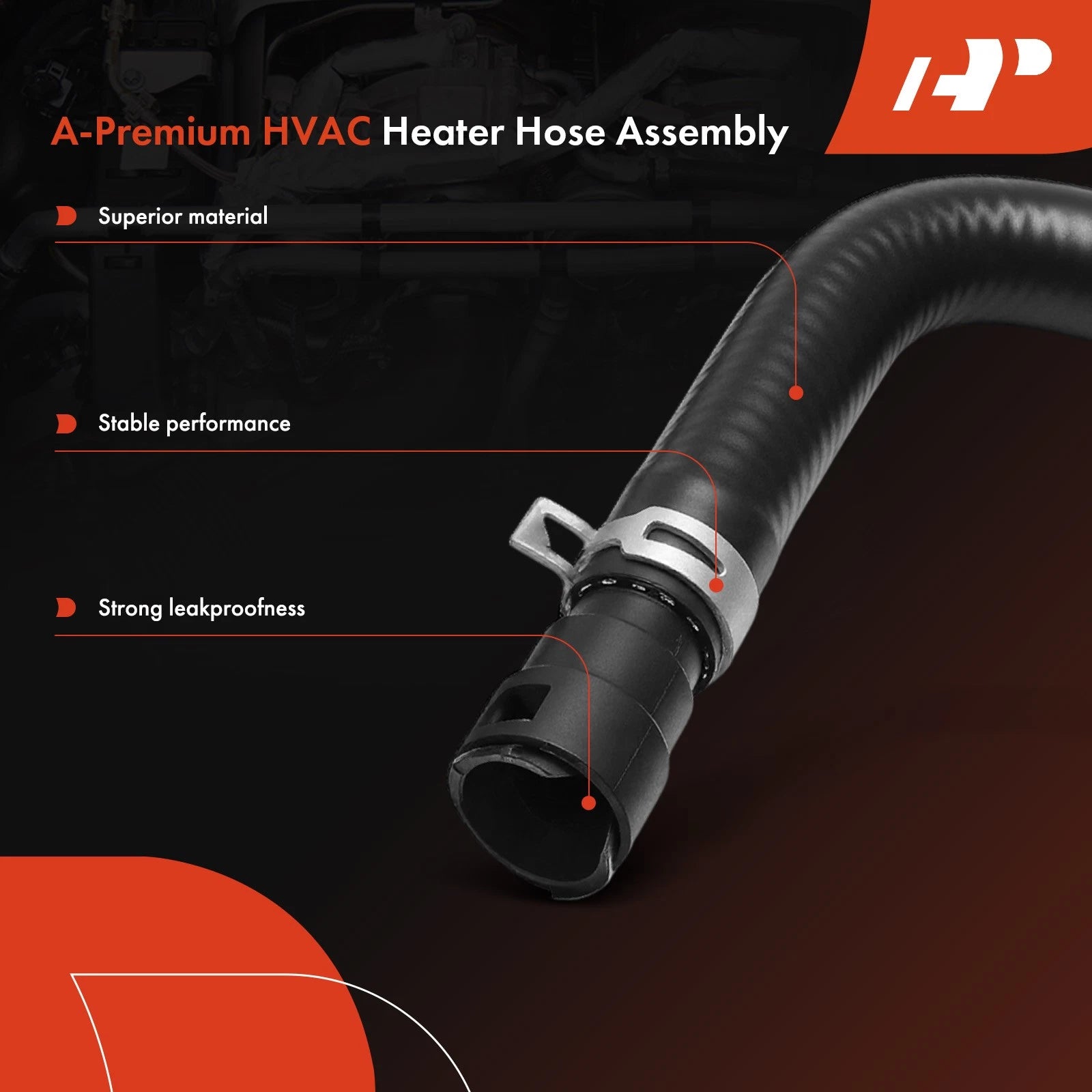 Inlet HVAC Heater Hose Assembly for Ford E-350 Super Duty (2005–2010)