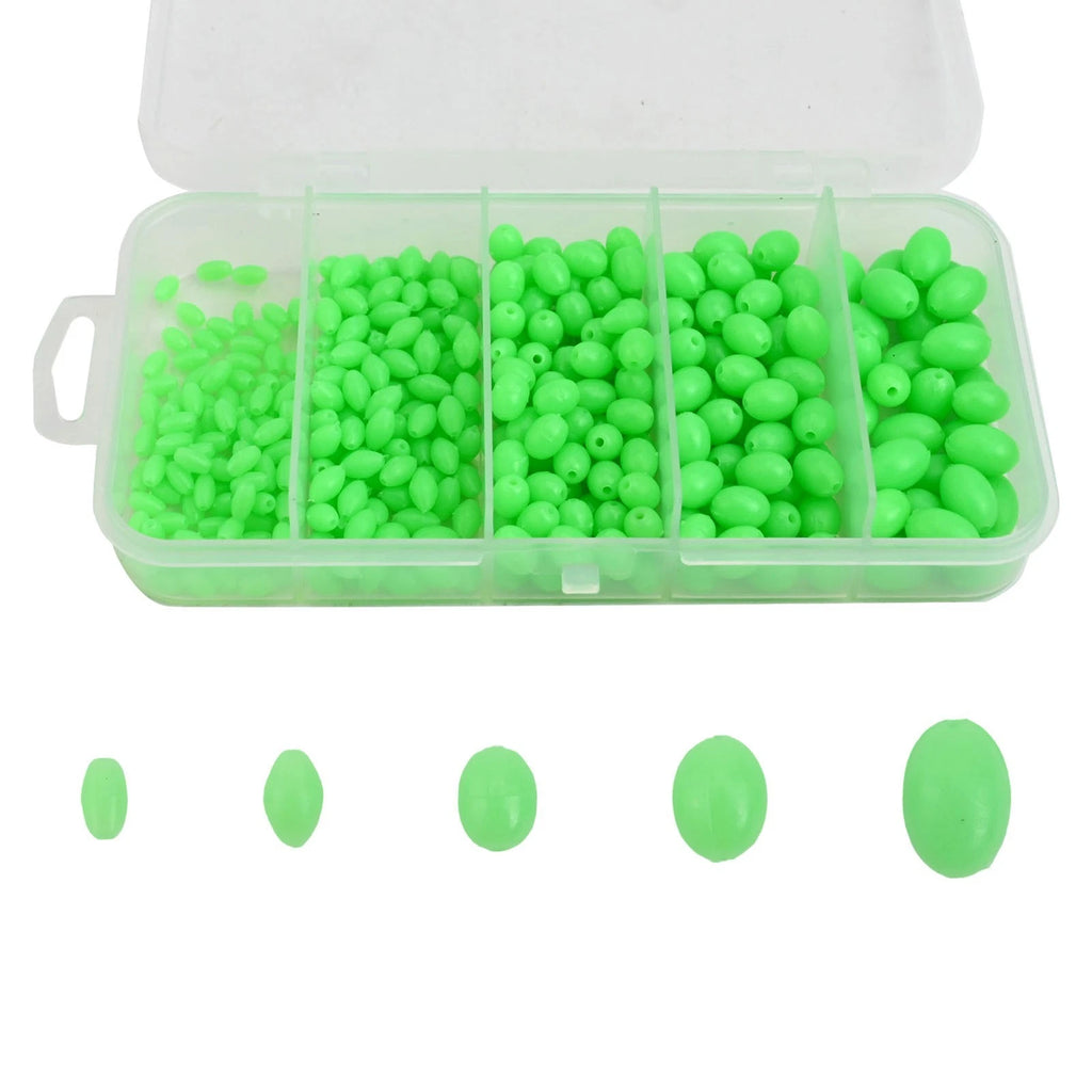 Set of 375 Luminous Fishing Beads for