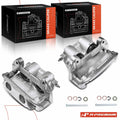 Pair Front Brake Calipers with Bracket for Ford Mustang (1999–2001)