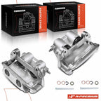 Pair Front Brake Calipers with Bracket for Ford Mustang (1999–2001)