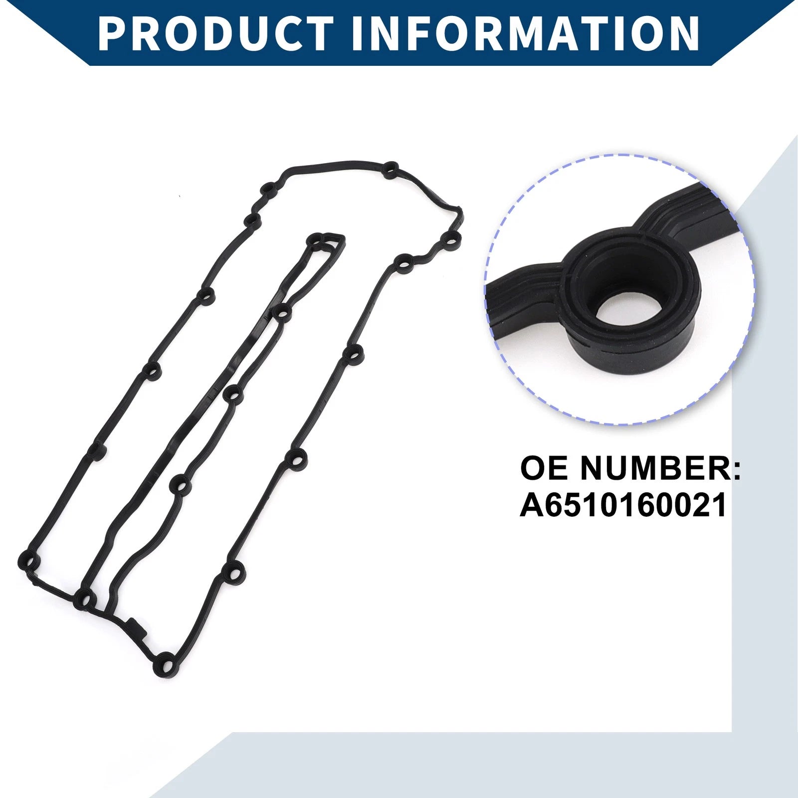 Valve Cover Gasket No.A6510160021 for Mercedes-Benz B-Class C-Class 