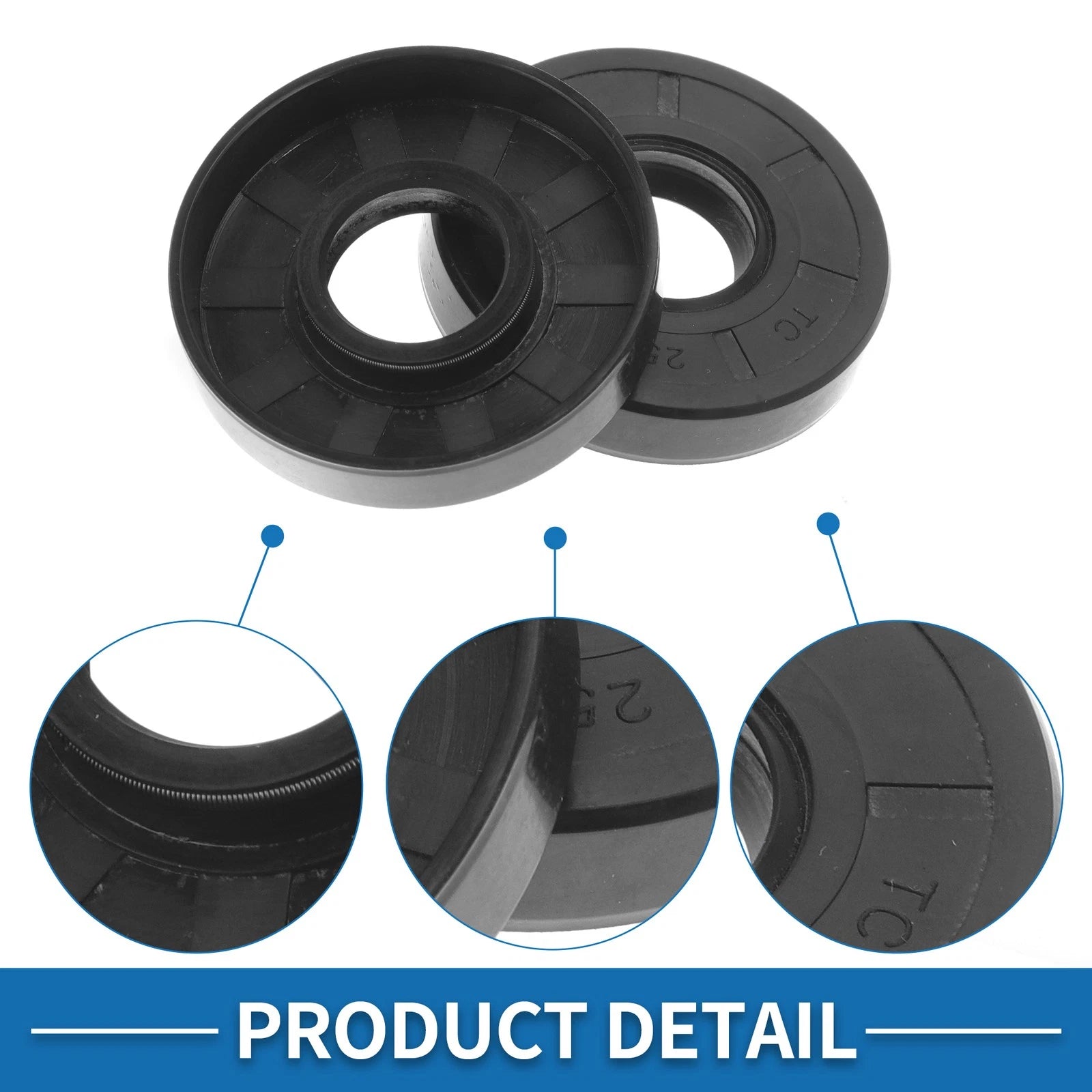 Oil Seal TC Seal Ring  (25x62x12mm, Nitrile Rubber)
