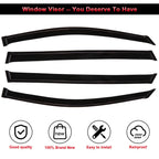 Set of 4 Window Visor Rain Guards for Toyota Sienna (2004–2009)