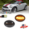 Smoked Amber LED Fender Side Marker Lights for MINI Cooper (R55–R59)