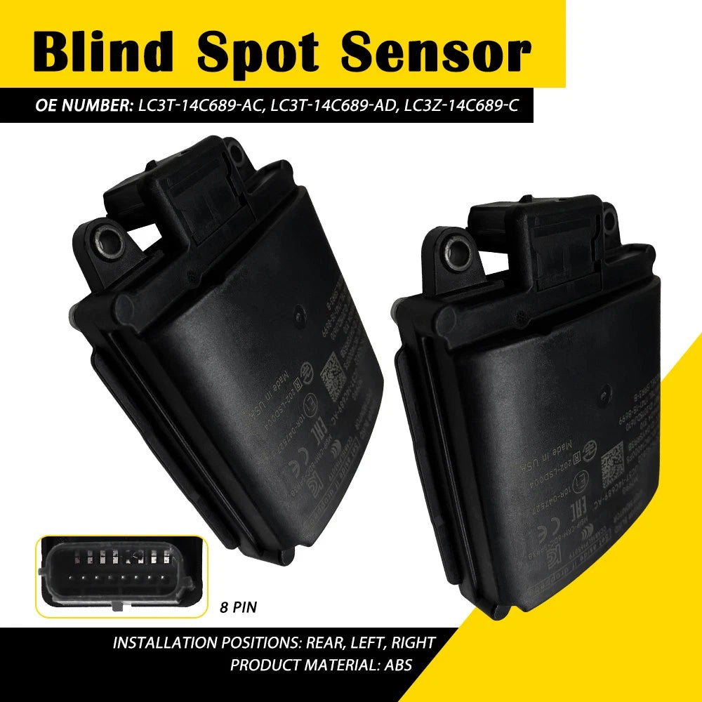2X Rear Blind Spot Monitor Module LC3T14C689AC for Ford Explorer F250 F350 (2020–2021)