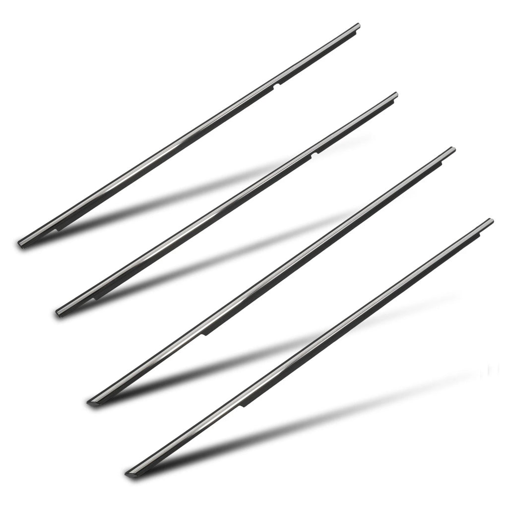 Set of 4 Window Scraper Seal Belt Weatherstrip for Toyota Camry (2007–2011)