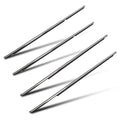 Set of 4 Window Scraper Seal Belt Weatherstrip for Toyota Camry (2007–2011)