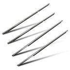 Set of 4 Window Scraper Seal Belt Weatherstrip for Toyota Camry (2007–2011)
