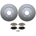 Rear Brake Kit Set of 4 Disc Rotors Bosch Ceramic Pads for Chrysler Dodge Ram