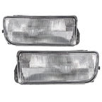 Pair of Fog Light Lamp Housing Lens for BMW E36 3-Series (1992–1998)