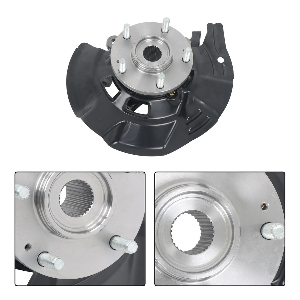 Set of 2 Front Steering Knuckle Assemblies for Hyundai Sonata (2011)