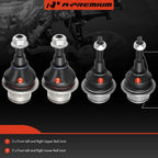 Set of 4 Front Upper & Lower Suspension Ball Joints for Ford F-150 Expedition (1997–2023)