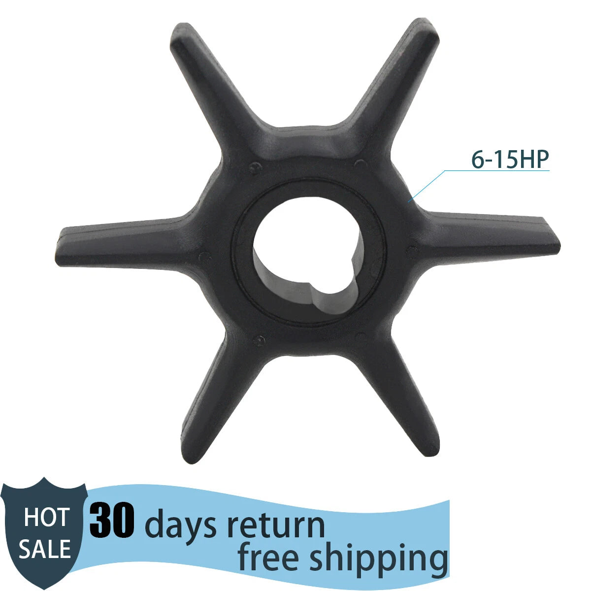 Water Pump Impeller for Mercury Mariner (47-42038, 47-42038Q02, 18-3062)