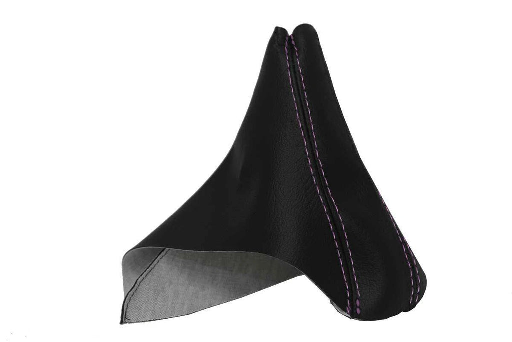 Emergency Brake Boot Cover Leather for BMW E90 (2005–2013) Purple Stitch