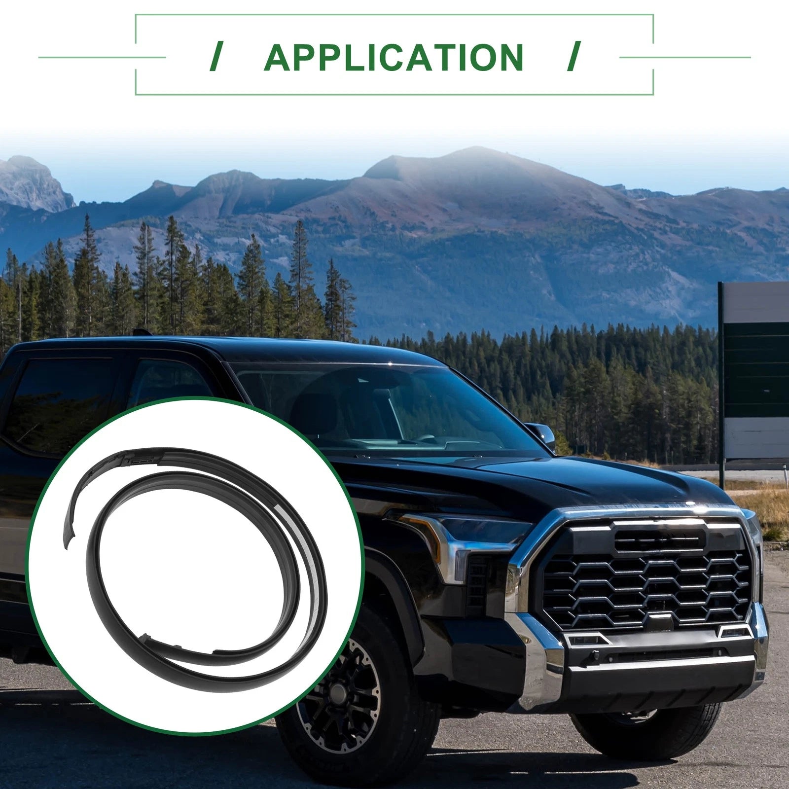 Left Roof Sealing Strip Sunroof Trim No. 7555204063 for Toyota Tacoma (2016–2023)