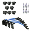 NGK 8 Ignition Coil Wires & 8 Iridium Spark Plugs Kit for Express 3500 (2003–2021)