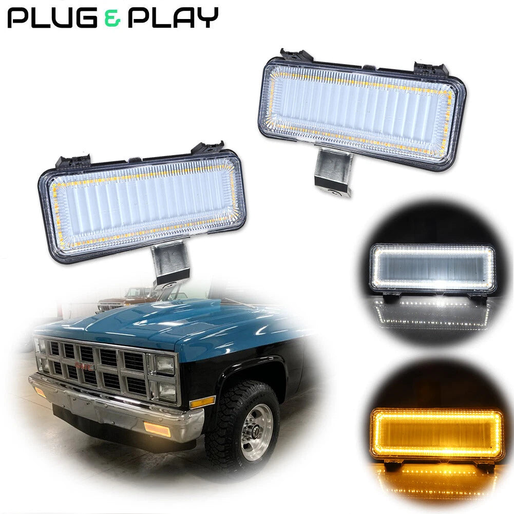 Signal Corner Parking Lights for Chevrolet GMC PU Blazer Jimmy (1981–1982)