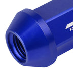 20Pcs J2 7075-T6 Forged Aluminum Open-End Lug Nuts + Adapter for