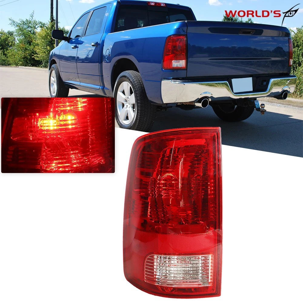 Red Brake Tail Lights for Dodge Ram 1500 2500 3500 (2010–2018)