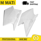 Left & Right White Rear Side Cover for Kawasaki KLX140 KLX140G KLX140L (2008–2024)