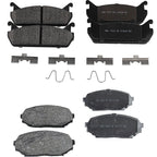 Set of 4 NAO Brake Pads for Mazda Miata (1990–1993)