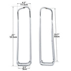 Saddlebag Lid Top Rails Trim Rack Guard for Harley Street Road Glide (2014–2024)