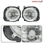 Set of 2 Projector Headlights for Jeep Renegade (2015–2018) Halogen