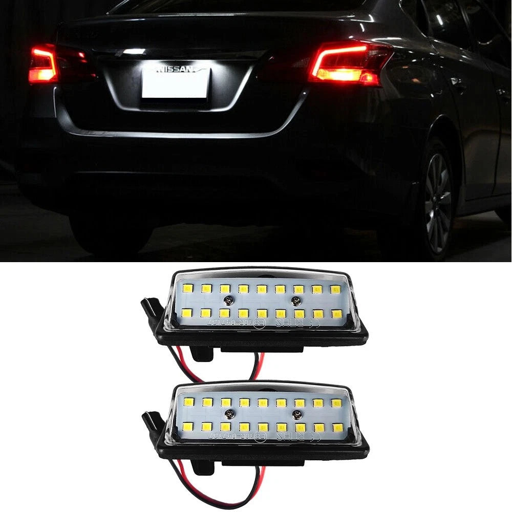 LED License Plate Lamp Light Assembly for Nissan Altima Maxima Murano Rogue (2010–2023)