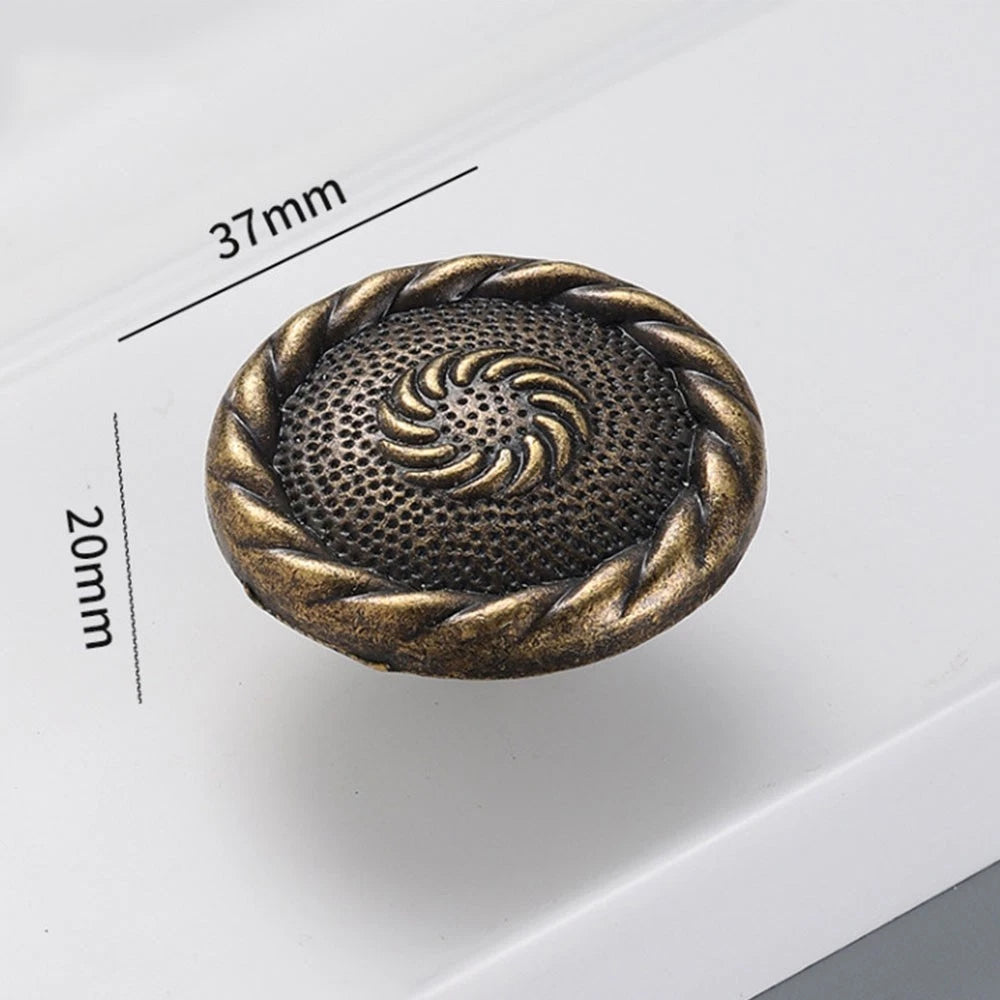 Set of 10 Zinc Alloy Pull Knobs for Cabinet Drawer Dresser (Universal)