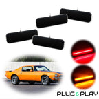 Smoked LED Side Marker Parking Lights for Chevrolet Camaro (1970–1977)
