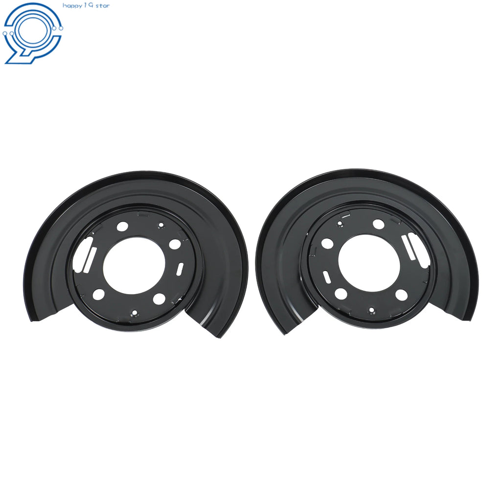 Pair Brake Dust Shield Backing Plates for Ford F-350 F-450 (2011-2016)