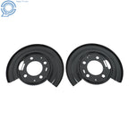 Pair Brake Dust Shield Backing Plates for Ford F-350 F-450 (2011-2016)