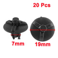 20 Pcs Black Plastic Rivet Clips for Toyota Corolla Camry 