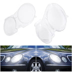 1 Pair Headlight Lens Cover Shell for Mercedes-Benz W211 (2002–2008)