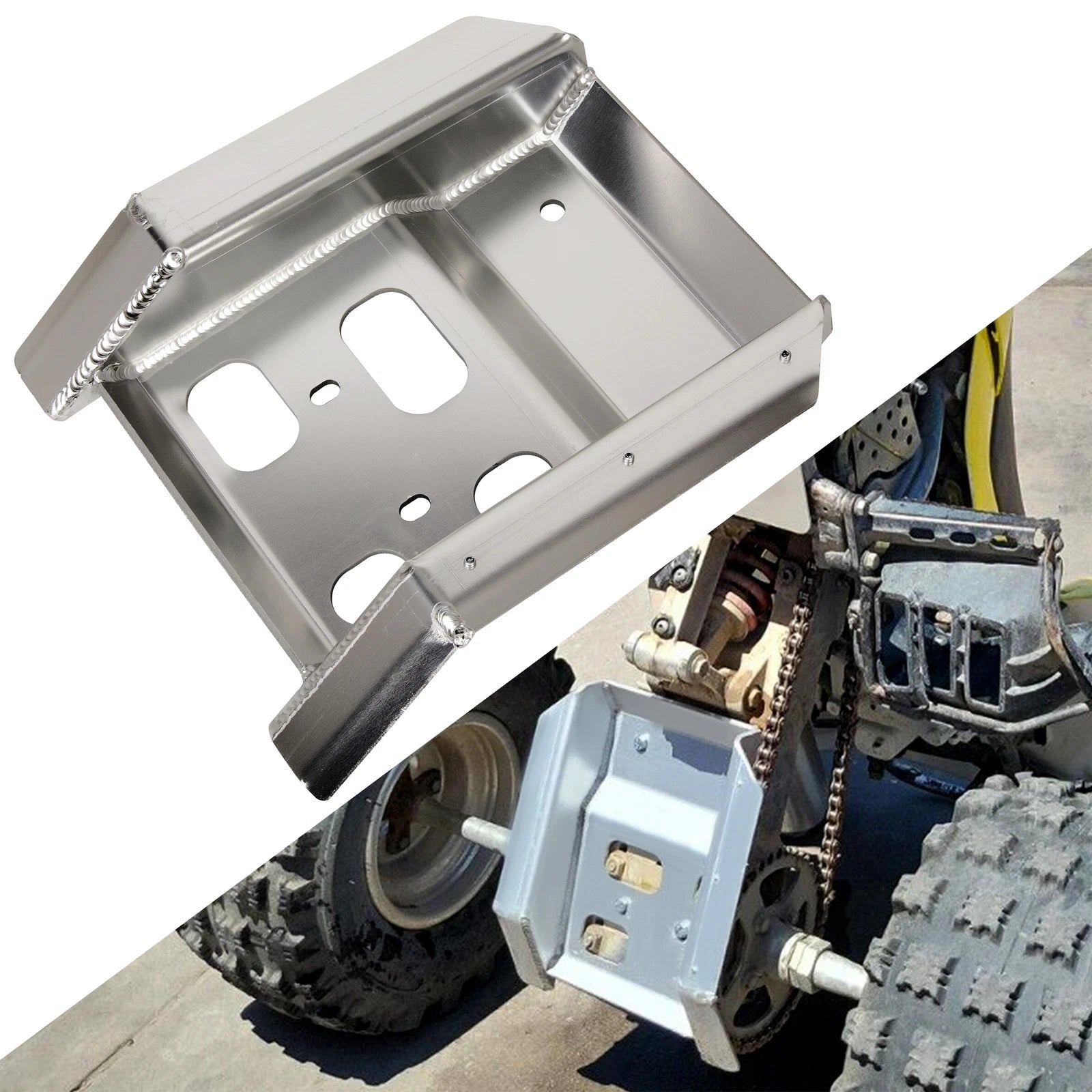 Aluminum Swing Arm Skid Plate Guard for Suzuki LTZ400 Z400 (2003–2014)