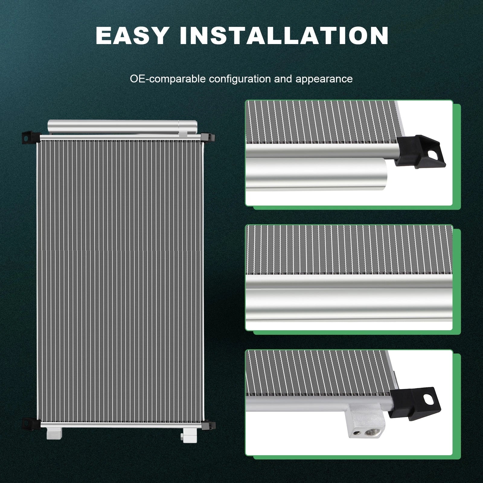 Aluminum AC Condenser for Nissan Rogue (2014–2019)