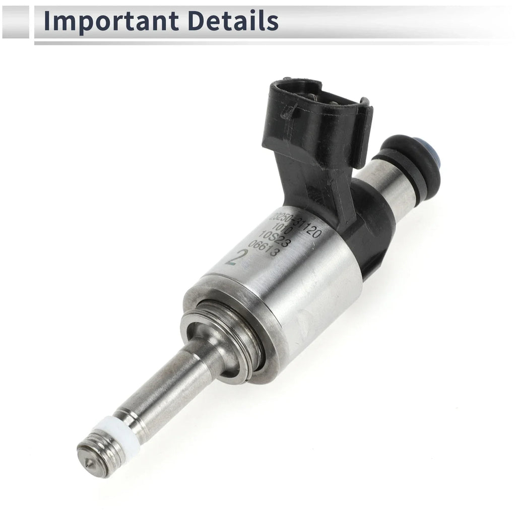 Fuel Injector for Lexus IS300H Hybrid 2.5 2ARFSE (2014-2015) 1 x Black Silver Tone
