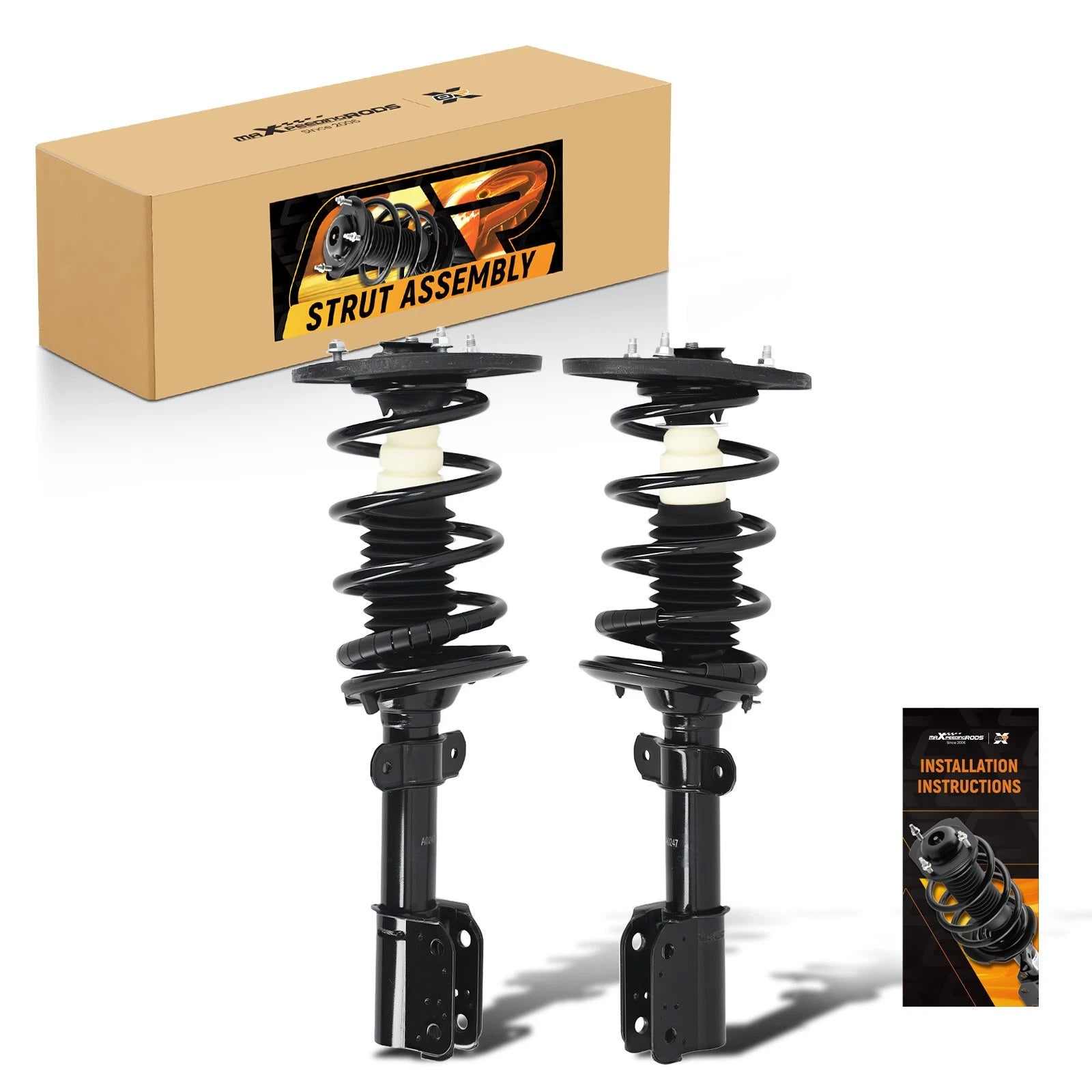 Pair Complete Rear Struts for Buick Century Regal Pontiac Grand Prix (1997–2003)