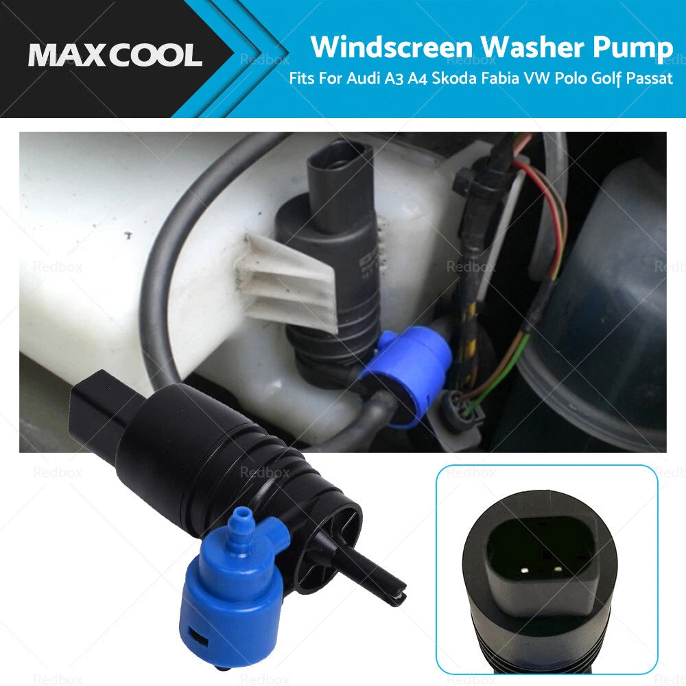 Wiper Fluid Pump for VW, Seat, Skoda, Audi (1J6955651)
