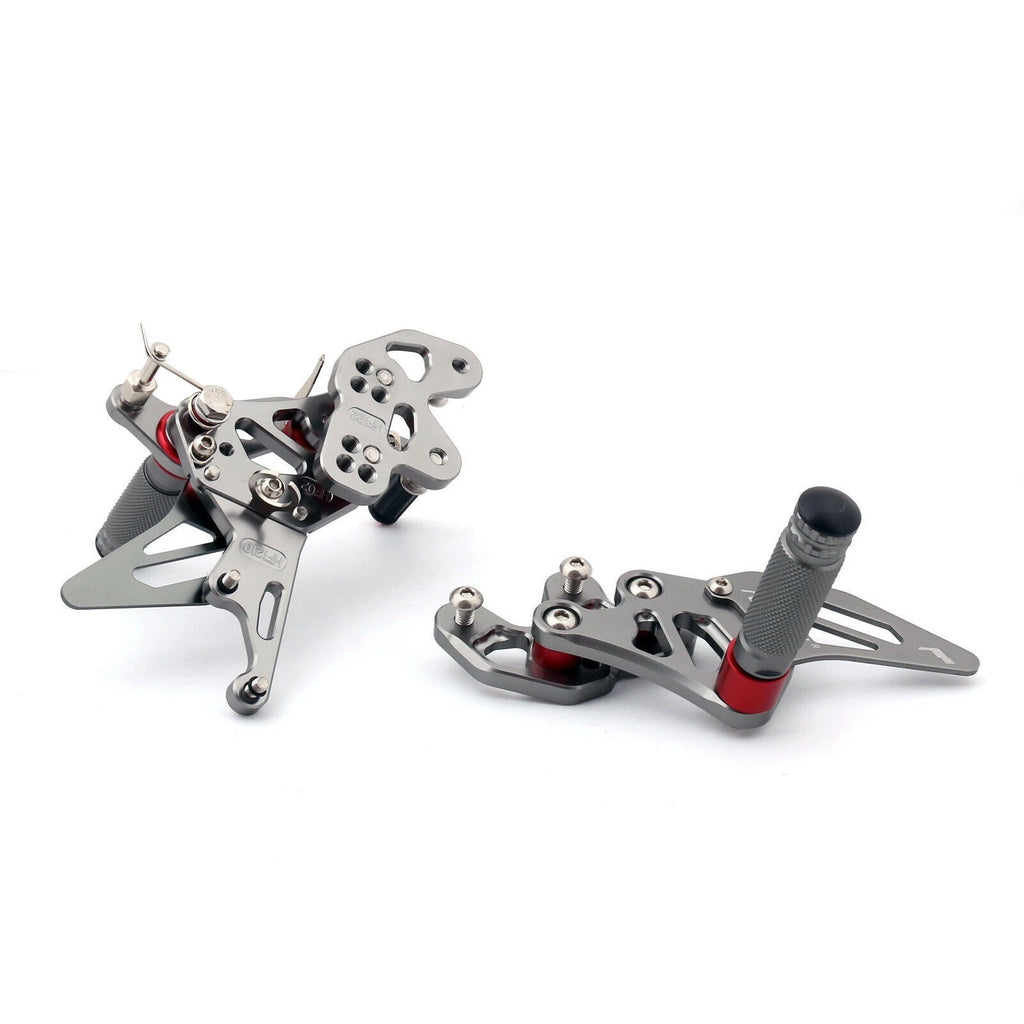 Racing Rearsets Footrest Set for Suzuki GSXR 600/750 (2011–2019)